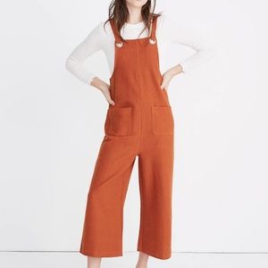 Madewell corduroy patch pocket overalls